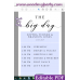 Modern Calligraphy The Big Day sign template,Order of the Day sign, (47)